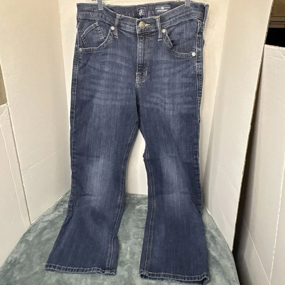 Rock & Republic Men's Jeans Straight Leg Size 36X30 Dark Wash